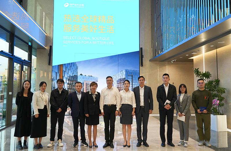 冶金物資黨委書記、董事長(zhǎng)鄭浩帶隊(duì)赴物產(chǎn)中大云商參觀學(xué)習(xí)